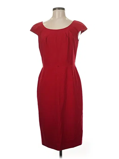 Pre-owned Tahari By Asl Cocktail Dress In Burgundy