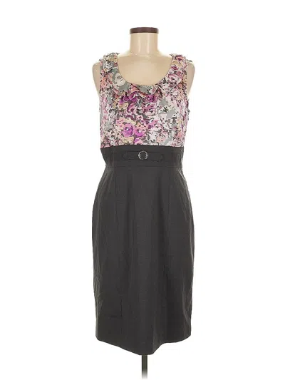 Pre-owned Tahari By Asl Cocktail Dress In Gray