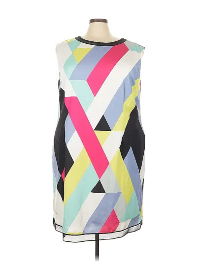 Pre-owned Tahari By Asl Cocktail Dress In Gray