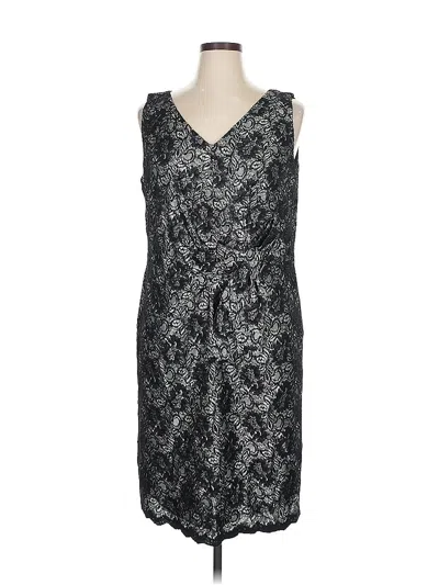 Pre-owned Tahari By Asl Cocktail Dress In Gray