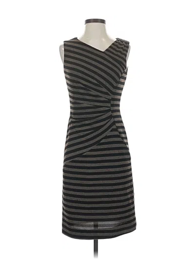 Pre-owned Tahari By Asl Cocktail Dress In Gray