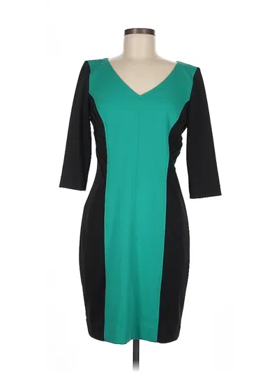 Pre-owned Tahari By Asl Cocktail Dress In Green