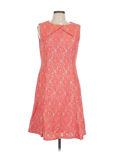Pre-owned Tahari By Asl Cocktail Dress In Orange