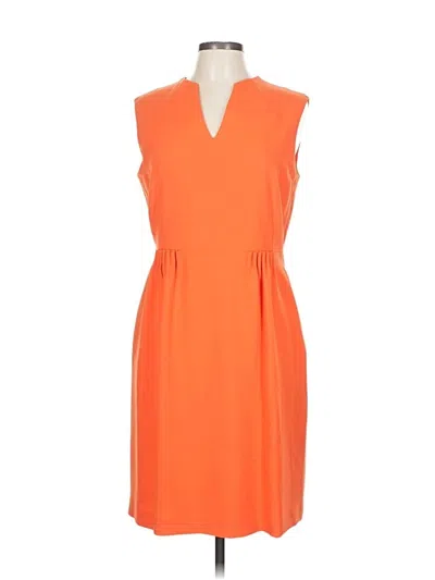 Pre-owned Tahari By Asl Cocktail Dress In Orange
