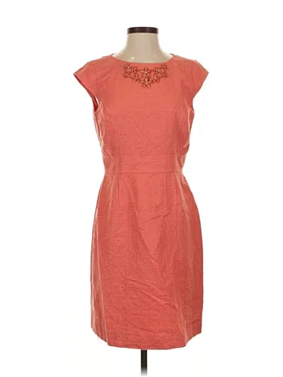 Pre-owned Tahari By Asl Cocktail Dress In Orange