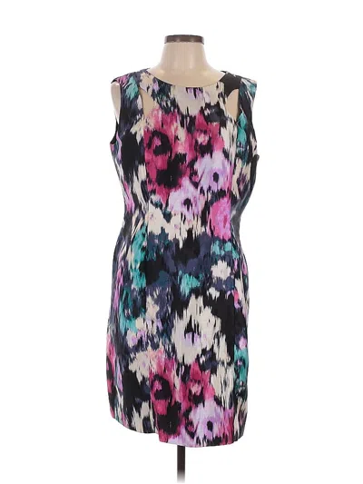 Pre-owned Tahari By Asl Cocktail Dress In Purple