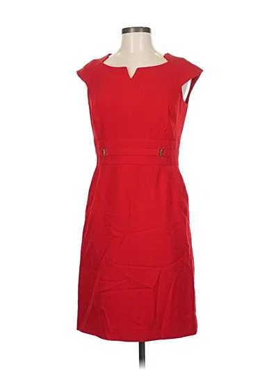 Pre-owned Tahari By Asl Cocktail Dress In Red