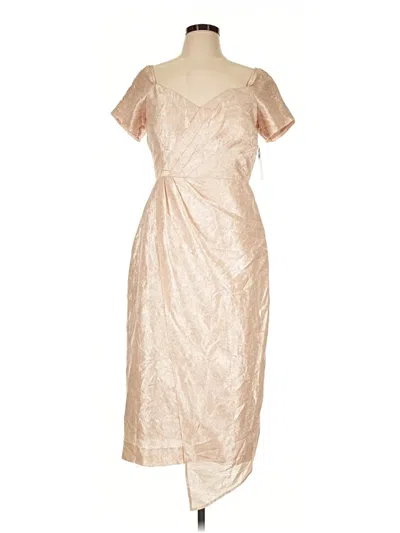 Pre-owned Tahari By Asl Cocktail Dress In Tan