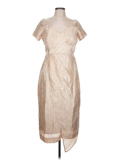 Tahari By Asl Cocktail Dress In Tan