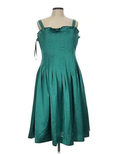 Pre-owned Tahari By Asl Cocktail Dress In Teal