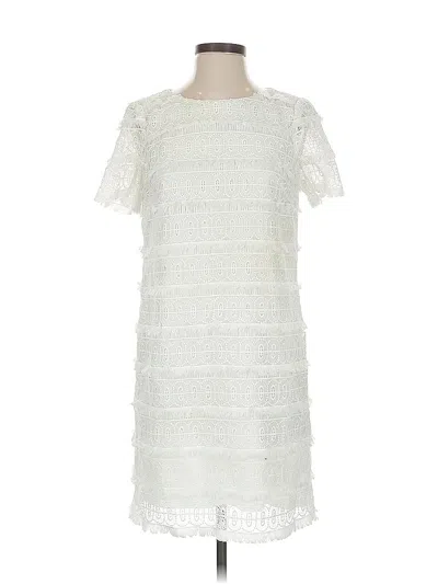 Pre-owned Tahari By Asl Cocktail Dress In White