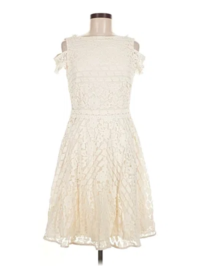 Pre-owned Tahari By Asl Cocktail Dress In White