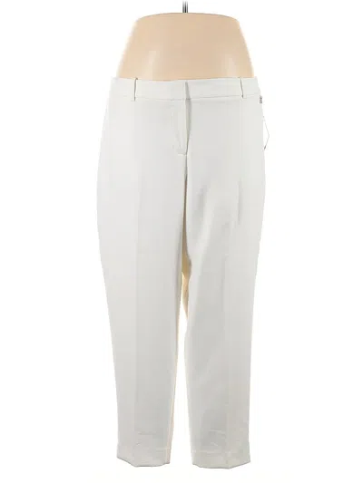 Pre-owned Tahari By Asl Dress Pants In White