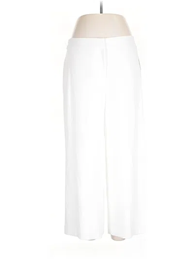 Pre-owned Tahari By Asl Dress Pants In White