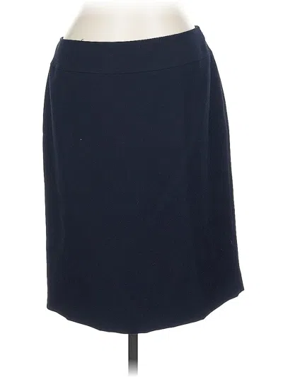 Pre-owned Tahari By Asl Formal Skirt In Blue