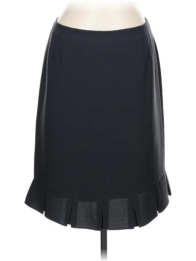 Pre-owned Tahari By Asl Formal Skirt In Gray