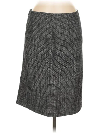 Pre-owned Tahari By Asl Formal Skirt In Gray