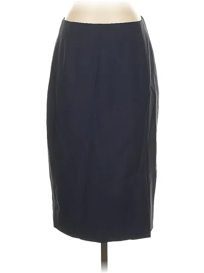 Pre-owned Tahari By Asl Formal Skirt In Gray