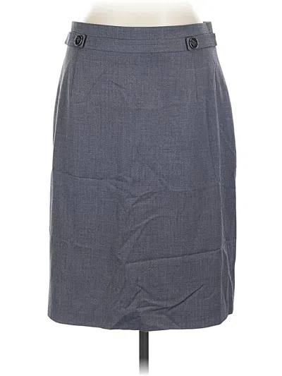 Pre-owned Tahari By Asl Formal Skirt In Gray
