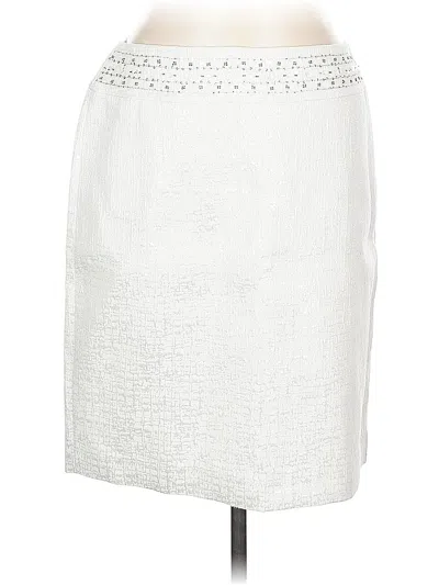 Tahari By Asl Formal Skirt In White