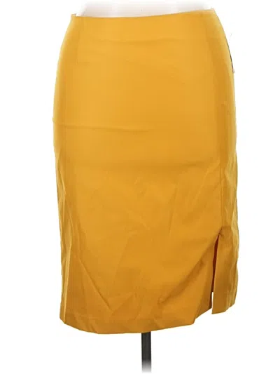 Tahari By Asl Formal Skirt In Yellow
