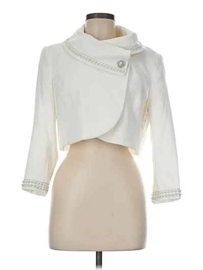 Pre-owned Tahari By Asl Jacket In Ivory