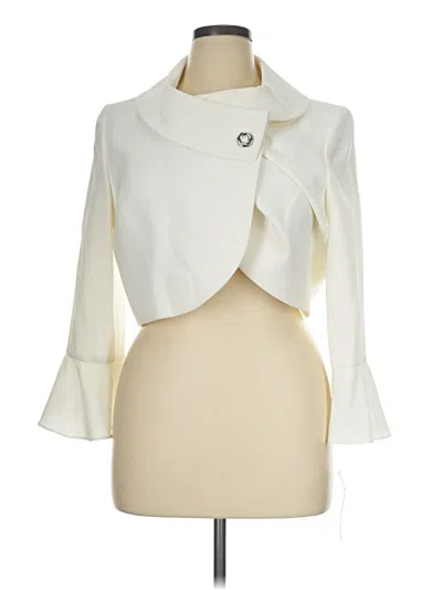 Pre-owned Tahari By Asl Jacket In Ivory