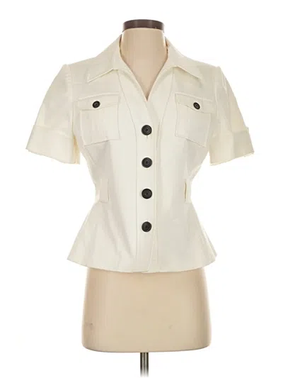 Pre-owned Tahari By Asl Jacket In White