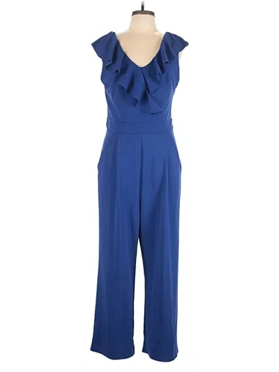 Pre-owned Tahari By Asl Jumpsuit In Blue
