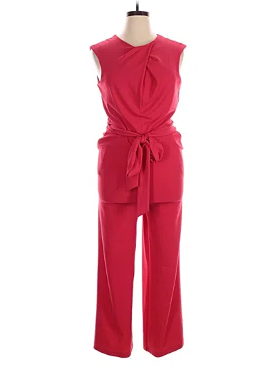 Tahari By Asl Jumpsuit In Red