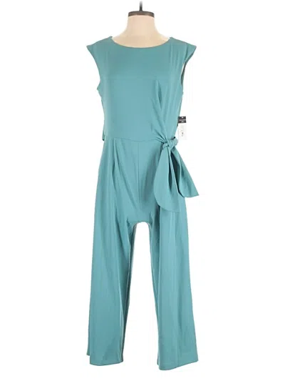 Pre-owned Tahari By Asl Jumpsuit In Teal