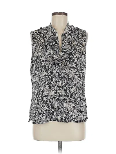 Pre-owned Tahari By Asl Sleeveless Blouse In Black