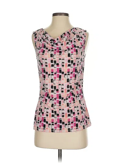 Pre-owned Tahari By Asl Sleeveless Blouse In Pink