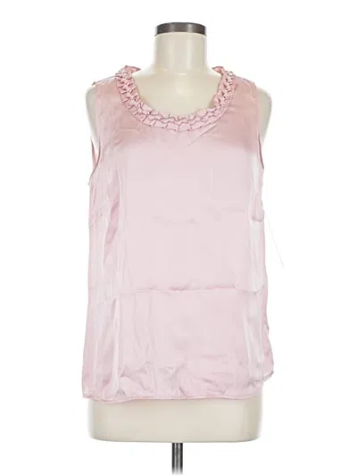 Tahari By Asl Sleeveless Blouse In Pink