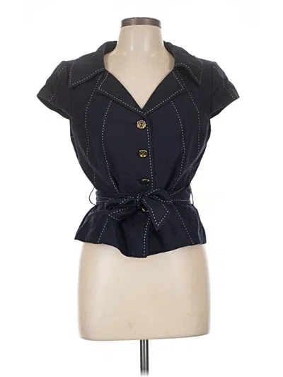 Pre-owned Tahari By Asl Vest In Blue