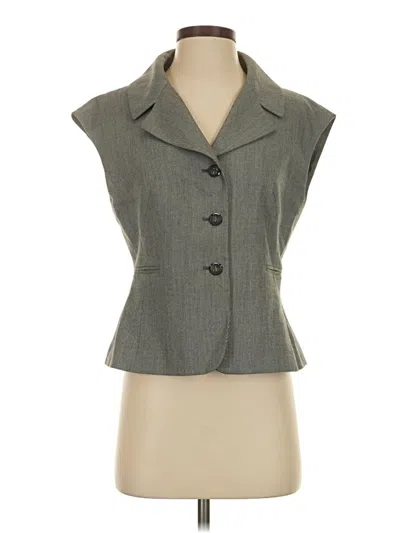 Pre-owned Tahari By Asl Vest In Gray