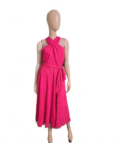 Tahari By Asl Women's Woven Dress In Pink