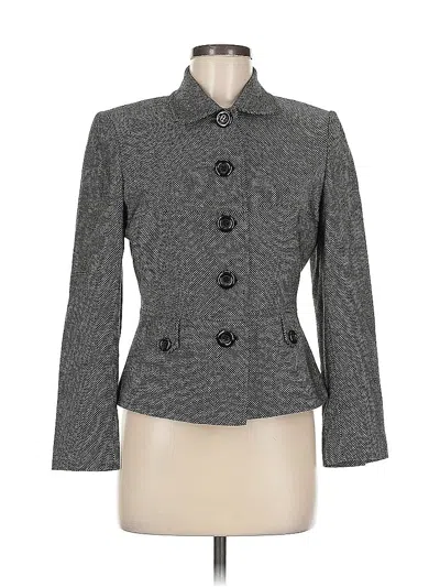 Pre-owned Tahari By Asl Wool Blazer Jacket In Gray