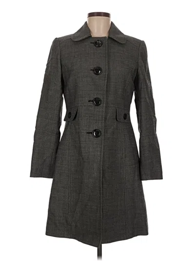 Pre-owned Tahari By Asl Wool Coat In Gray