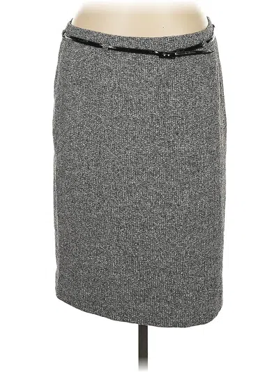 Pre-owned Tahari By Asl Wool Skirt In Black