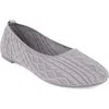 Tahari Cannes Cable Knit Ballet Flat In Multi