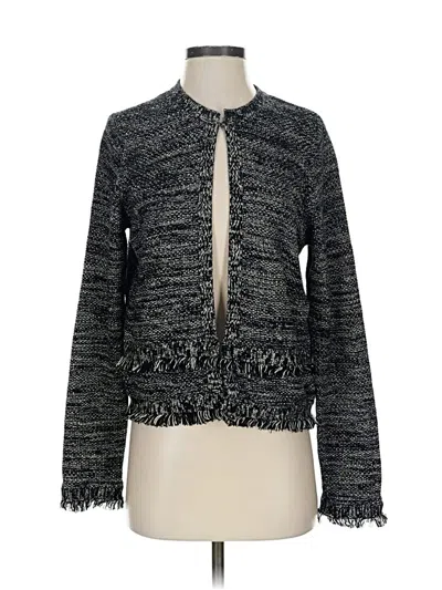 Pre-owned Tahari Cardigan Sweater In Black