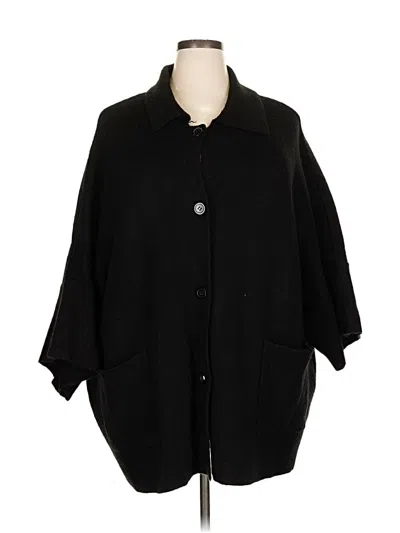 Pre-owned Tahari Cardigan Sweater In Black