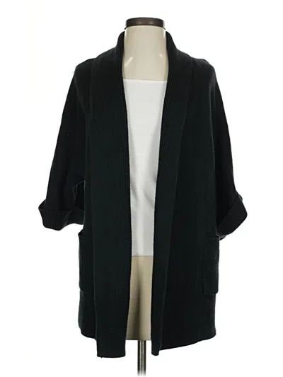 Pre-owned Tahari Cardigan Sweater In Black
