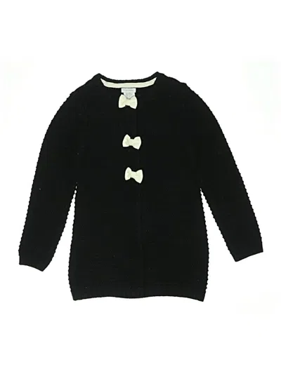 Pre-owned Tahari Kids' Cardigan Sweater In Black