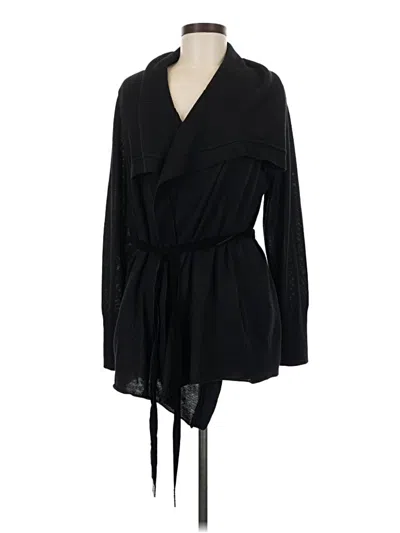 Pre-owned Tahari Cardigan Sweater In Black