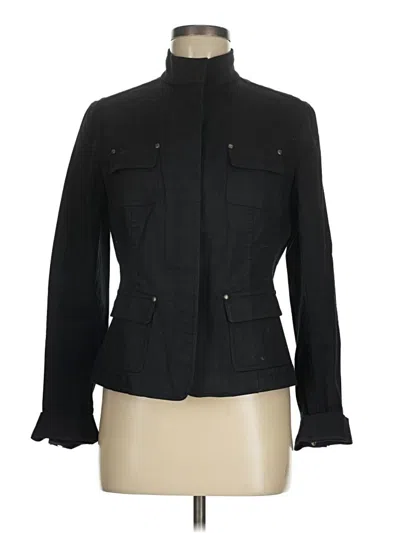 Pre-owned Tahari Cardigan Sweater In Black