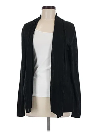 Pre-owned Tahari Cardigan Sweater In Black