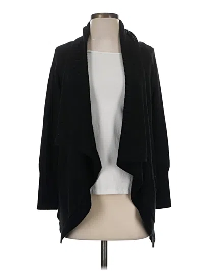 Pre-owned Tahari Cardigan Sweater In Black