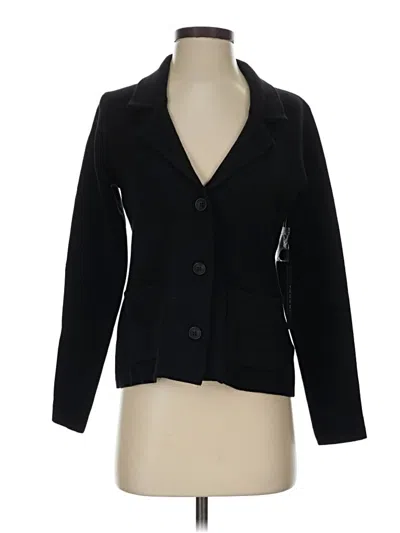 Pre-owned Tahari Cardigan Sweater In Black